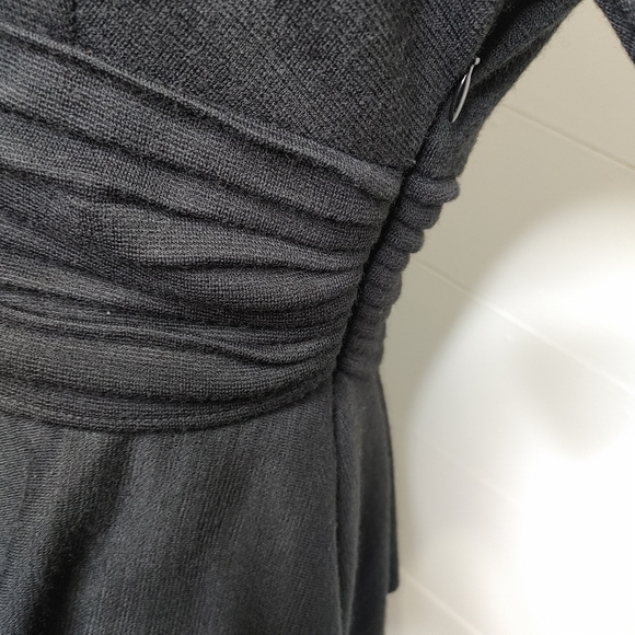 Vintage Dona Daphne wool peplum dress size 6 - Picture 5 of 16